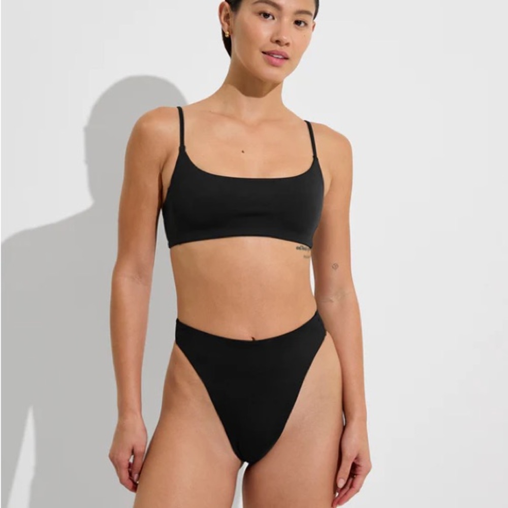 Left On Friday Black Bikini Top - Pool Days Top